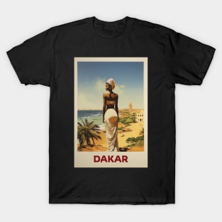 Dakar, Senegal, Travel Poster T-Shirt